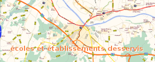 carte des établissements desservis